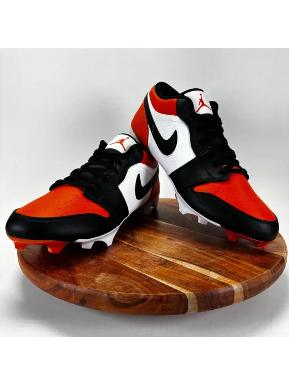 Nike Air Jordan 1 Low TD Shattered Backboard Football Cleats FJ6245-801 Men's 15